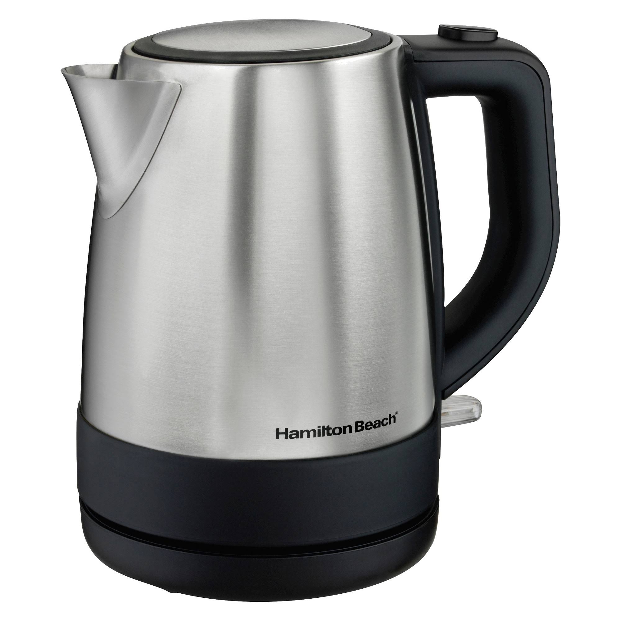 05b2bd8aeb8a0ff55c46c5328521eec46010a8131bc8553bef1554551ef3bad0.jpg Hamilton Beach 1L Electric Kettle - Stainless 40978 - Image 1