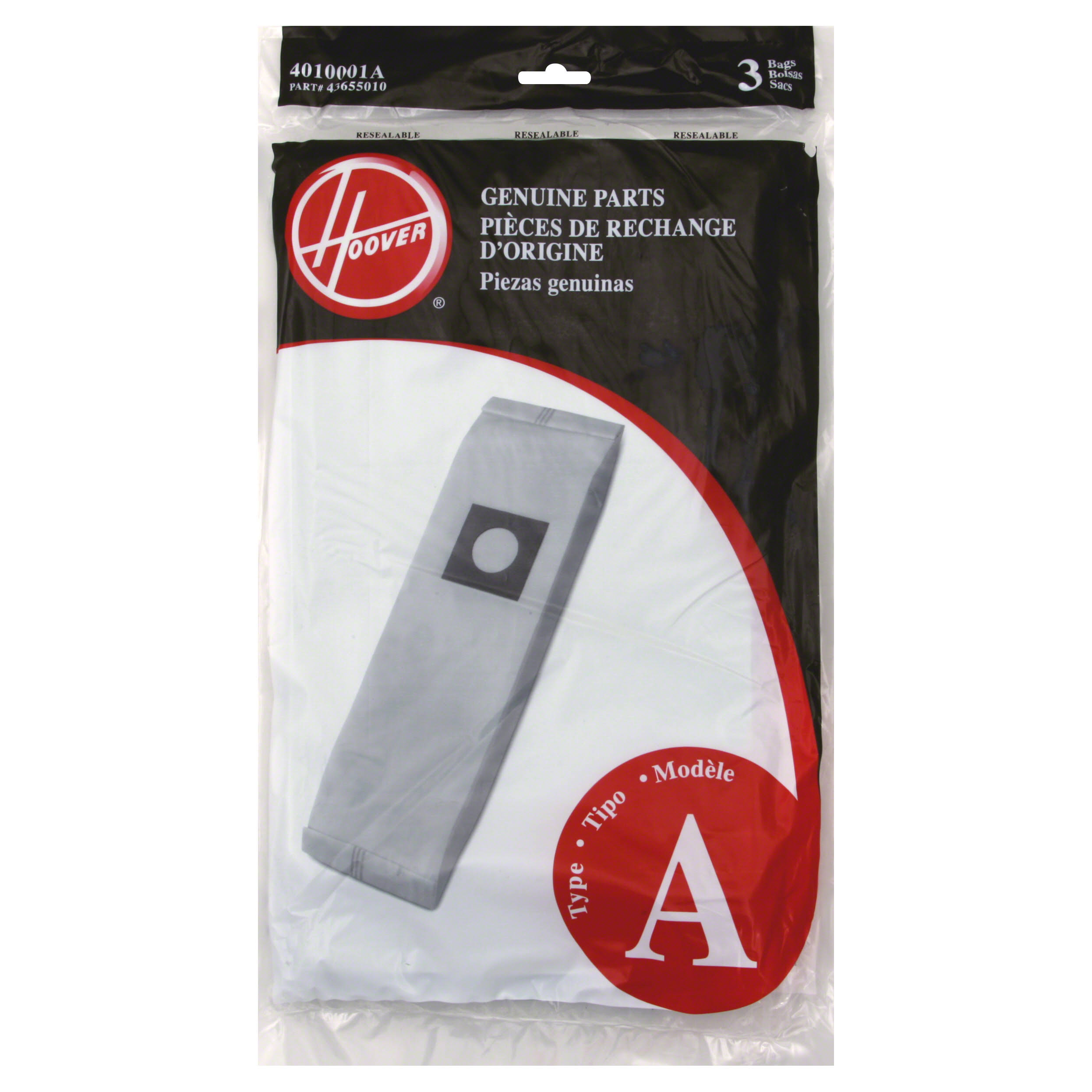 05e09a75e81cddc467f3c3ebd3cc6abee1b261f54424f09e0744da1d44c6e21e.jpg Hoover Vacuum Cleaner Bags - 3 pack - Image 1