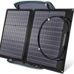 EF Ecoflow 60W Portable Solar Panel for Power Station. Foldable Solar Charger with Adjustable Kickstand. Waterproof IP67 for Outdoor Camping.rv.off Grid System