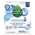 Seventh Generation Dishwasher Detergent Packs Free & Clear - 45 ct