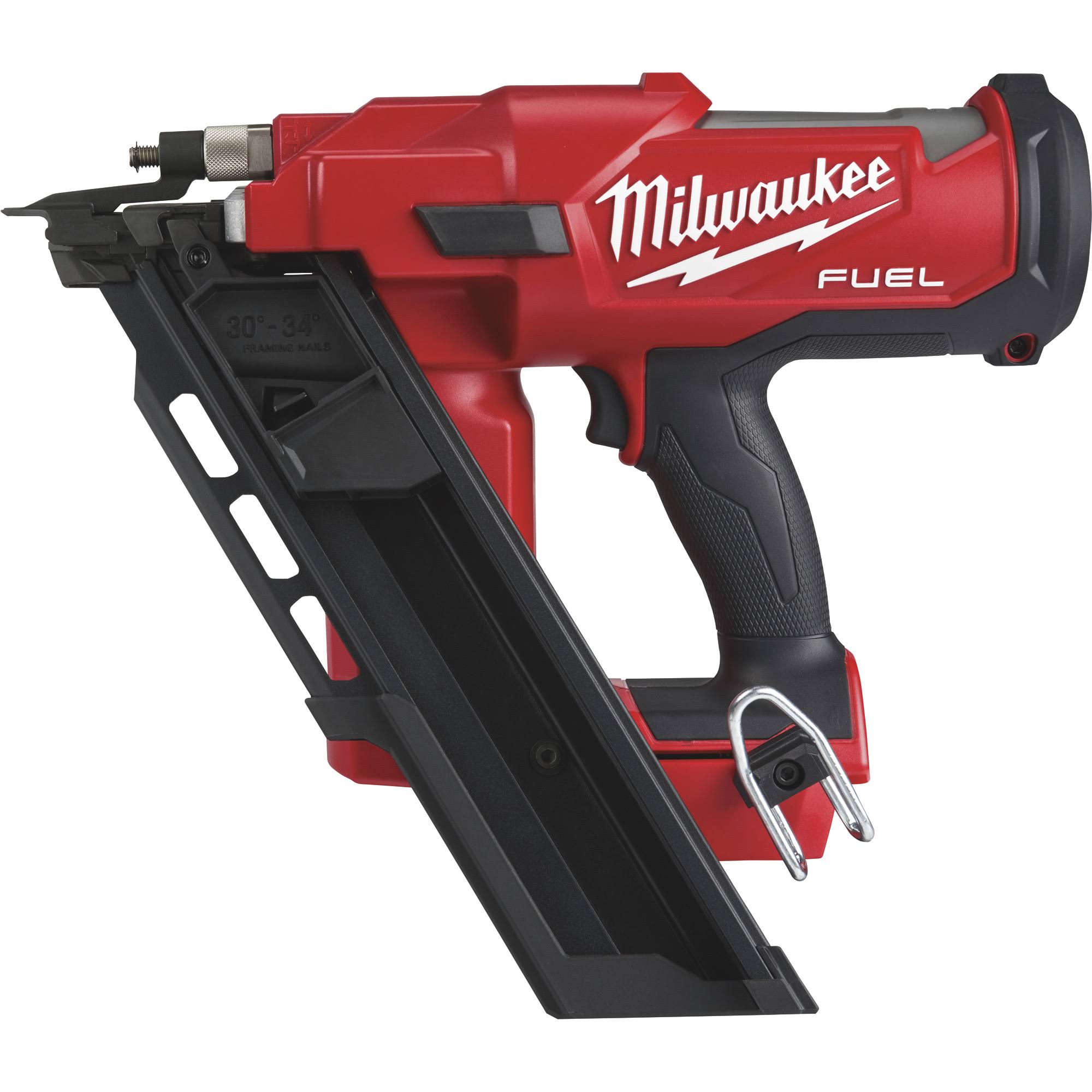 060d50ba6d5fefdec25b3c7b085af449708ac2f04d9dc7467571f092f19bf5d9.jpg Milwaukee Tool 2745-20 M18 Fuel 30 Degree Framing Nailer - Image 1