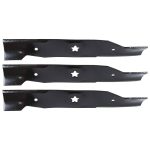 Husqvarna 532180054 Hi Lift Blades, Pack of 3, Black