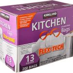 Kirkland Signature Drawstring Kitchen Trash Bags 13 Gallon 200 Count