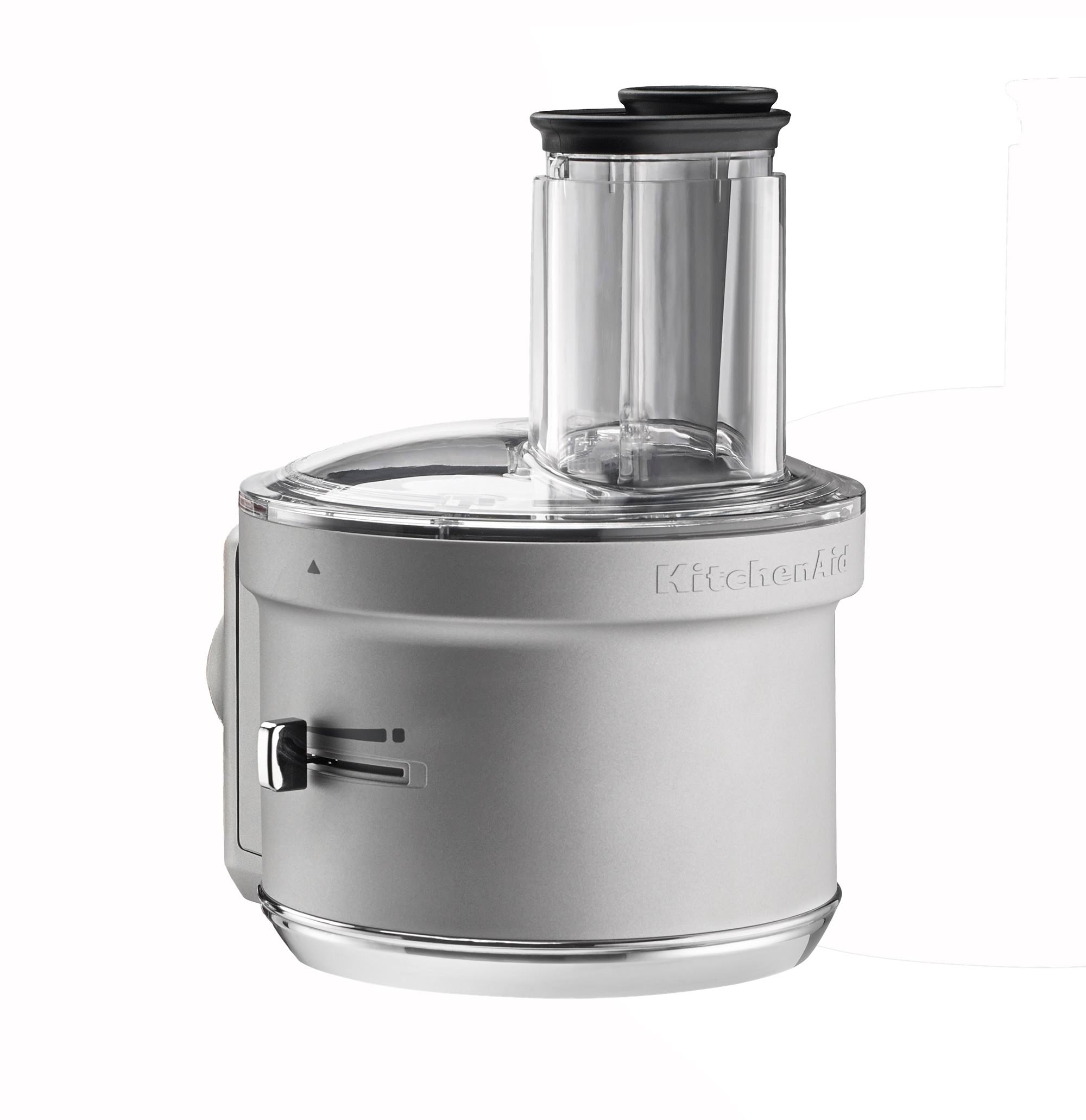06244a1d0ba114de5b46225a3d460972ef31d336b63cff62eb03505800ade618.jpg KitchenAid Food Processor with Commercial Style Dicing Kit, Silver - Image 1