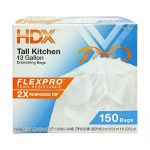 HDX 13 gal. Flexpro Reinforced Top Drawstring Kitchen Bags (150-Count)