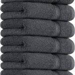 Utopia Towels Premium Grey Hand Towels - 100% Combed Ring Spun Cotton, Ultra Soft and Highly Absorbent, 600 GSM Extra Large Hand Towels 16 x 28 Inches