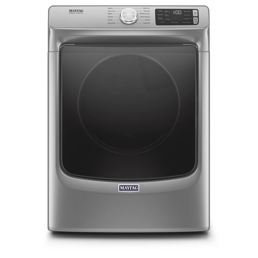 064b2fbf3ac23ad9f47e70dd214ed5d1c8237d304f7984f5ebbc6d6609219413.webp Maytag Med6630h 27" Wide 7.3 cu ft. Energy Star Rated Electric Dryer - Metallic Slate - Image 1