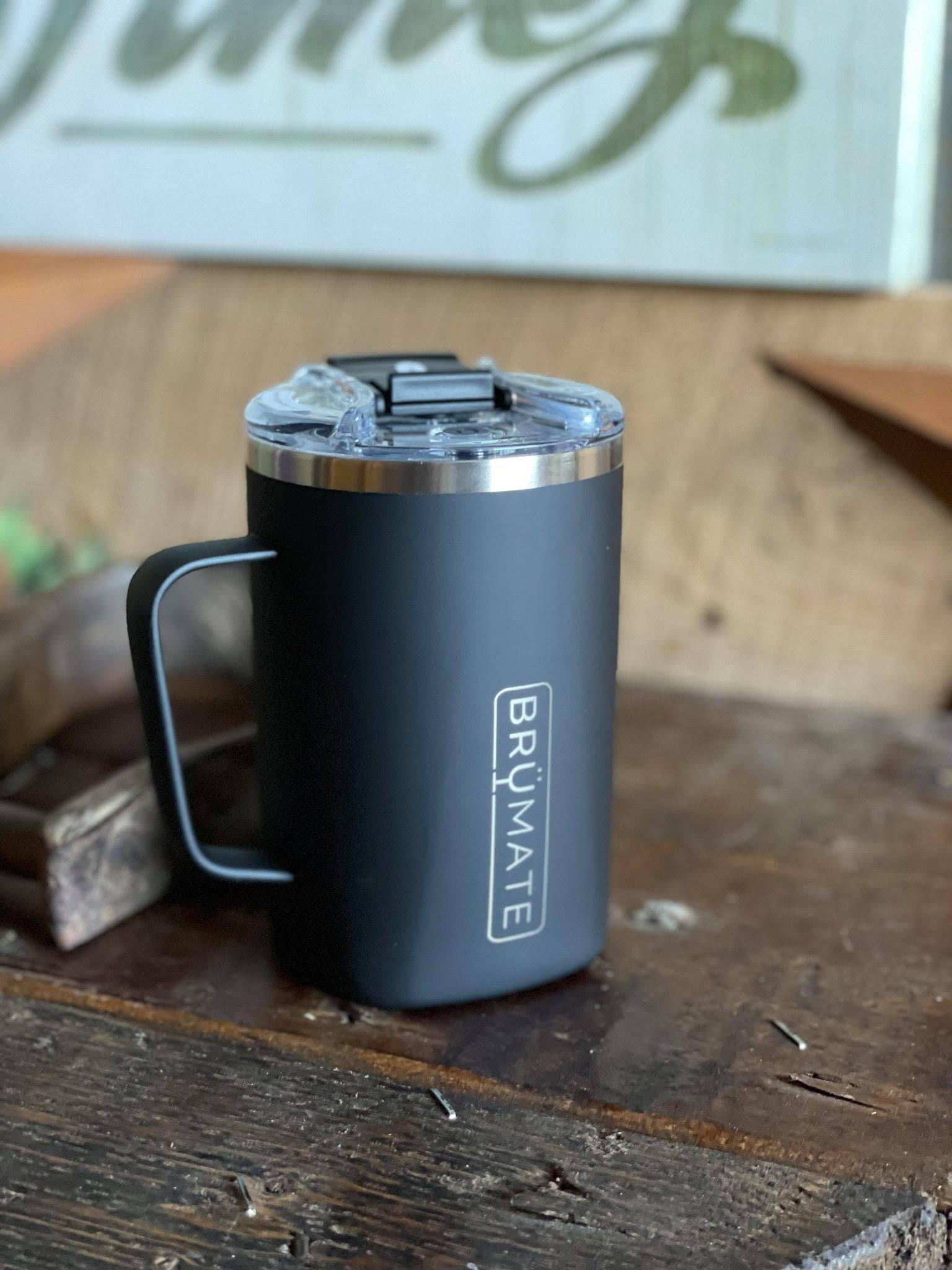0658a81dffdadfffabc774b53734e2daddd07a7ad7cdd8385f1fb3e6ca5b901a.jpg BruMate Toddy Mug | 16 oz - Matte Black - Image 1
