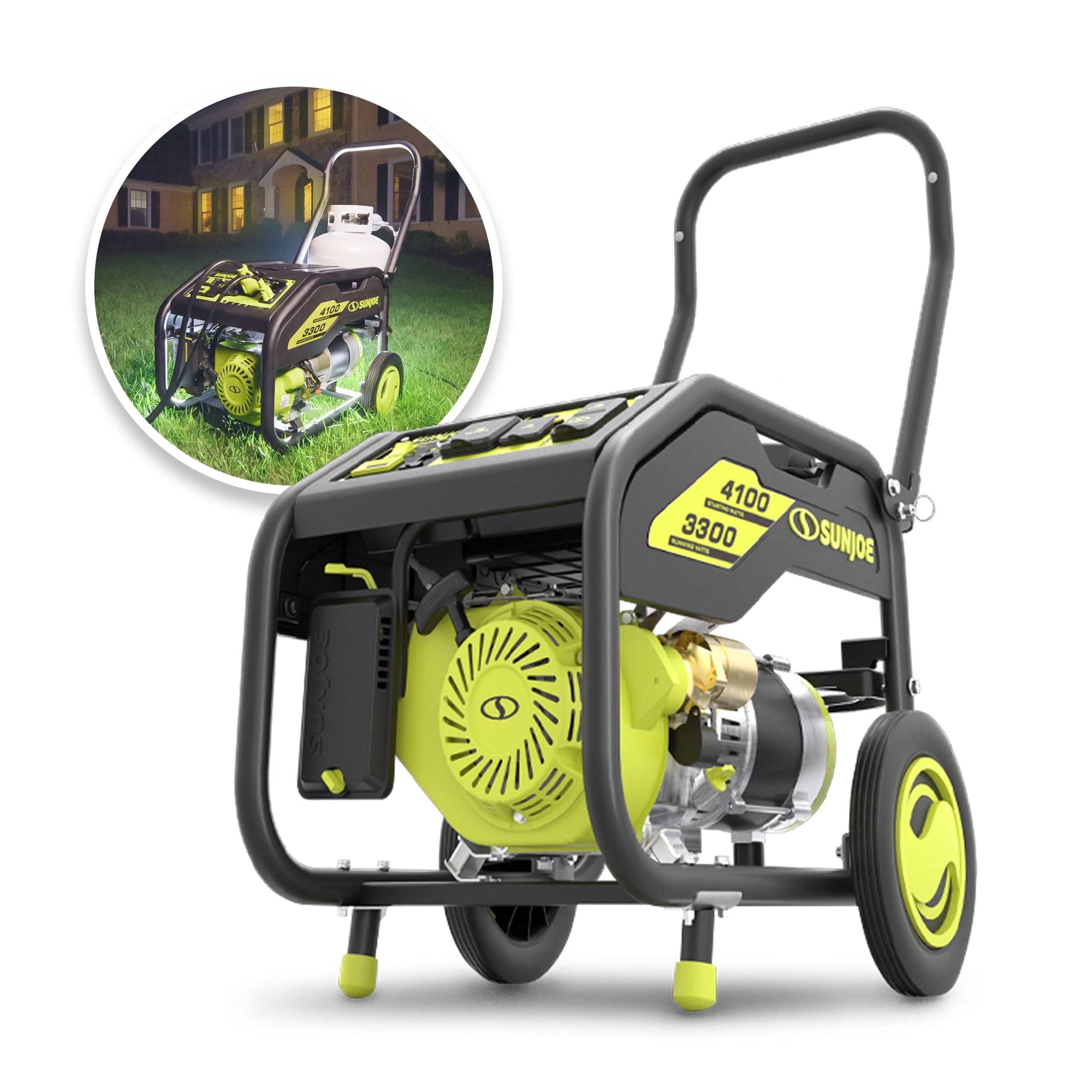 068d72f08fd2d169e6ac59addaba27b28e88c92919a1b9189eb90123de4598dc.jpg Power Joe 4100-Watt/3300-Watt Portable Propane Generator W-Instock - Image 1