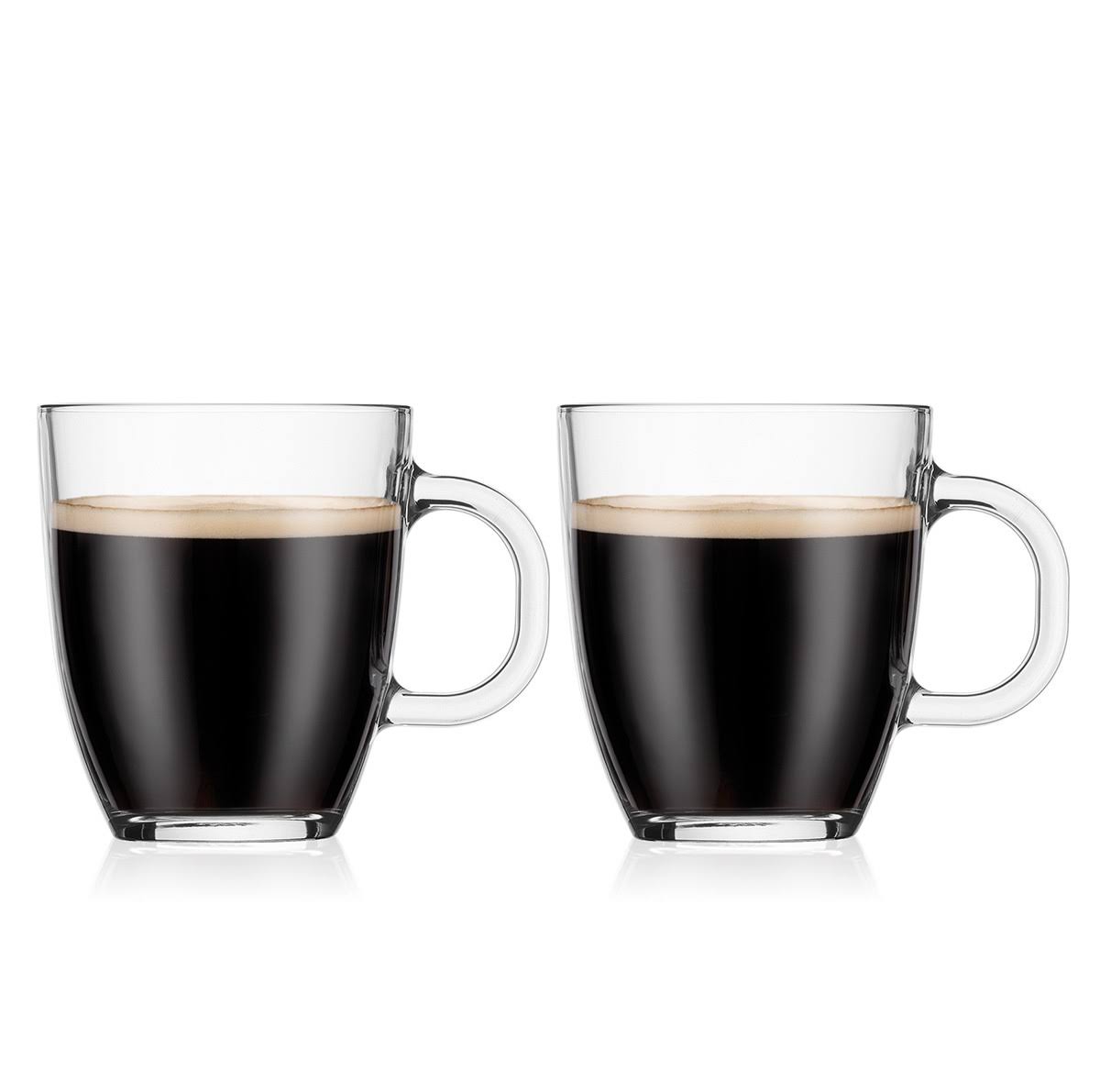 069aa3fd76c597078d5d3c3f90b3c74d9f3fc7efeac38cdc28d63b042733152d.jpg Bodum 12oz 2pk Single Wall Bistro Mug - Clear - Image 1