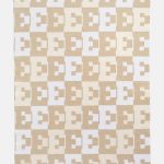 Baublebar on Repeat Letter Blanket in Neutral-A