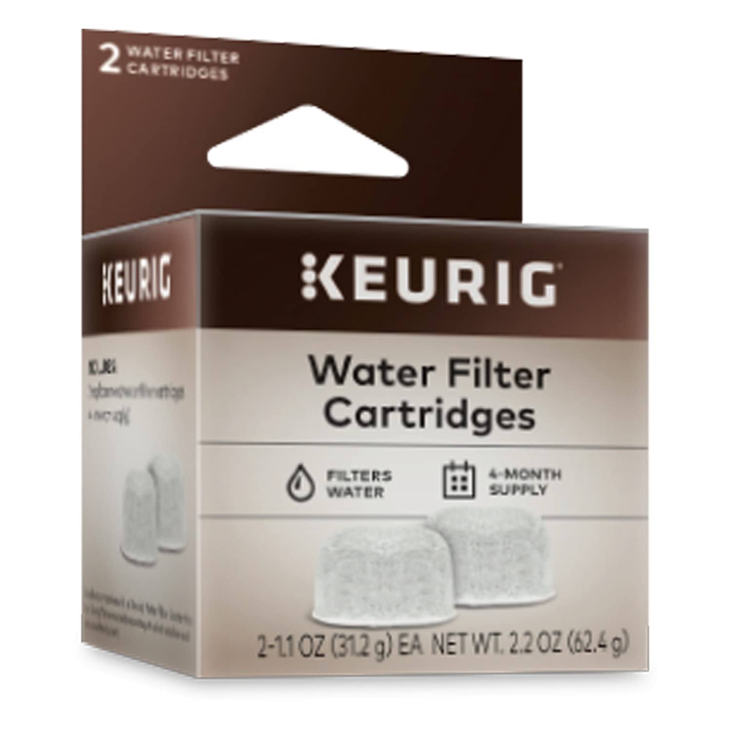 06d45cadb484f42d4de6ec09dd01a18792fc3e7d0954575daa75707f1b84de0d.jpg Keurig Water Filter Refill Cartridges, Replacement Water Filter Cartridges, Compatible with 2.0 K-Cup Pod Coffee Makers, 2 Count - Image 1