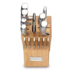 Cuisinart Classic 15-Piece Cutlery Set with Block, Silver