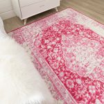Lofland Oriental Distressed Medallion Pink Area Rug Langley Street Rug Size: Rectangle 5' x 8'