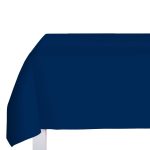 Spritz Solid Table Cover - Navy Blue - 1 Each
