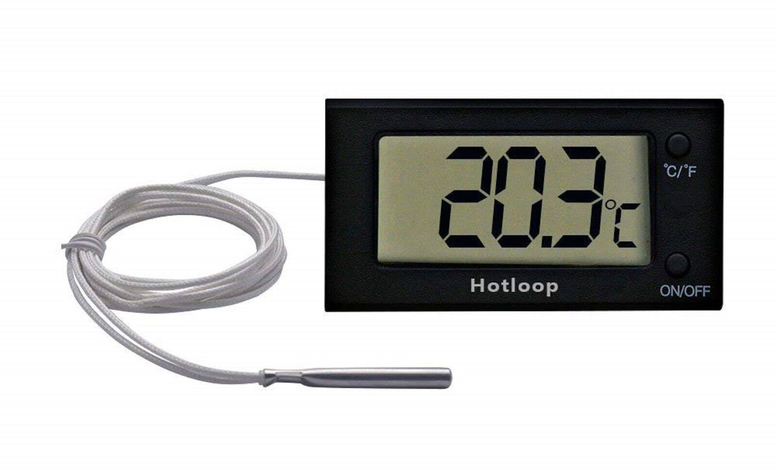 0757e1abf9eda479f878e39745fd17c3d85fd2074de5a19e23c0ffc7612e54f8.jpg Hotloop Oven Thermometer Resistant 300��C - Digital Kitchen Barbecue Thermometer Temperature Probe Oven Proof for Baking, Pizza, Meat, Oil, Milk, Deep - Image 1
