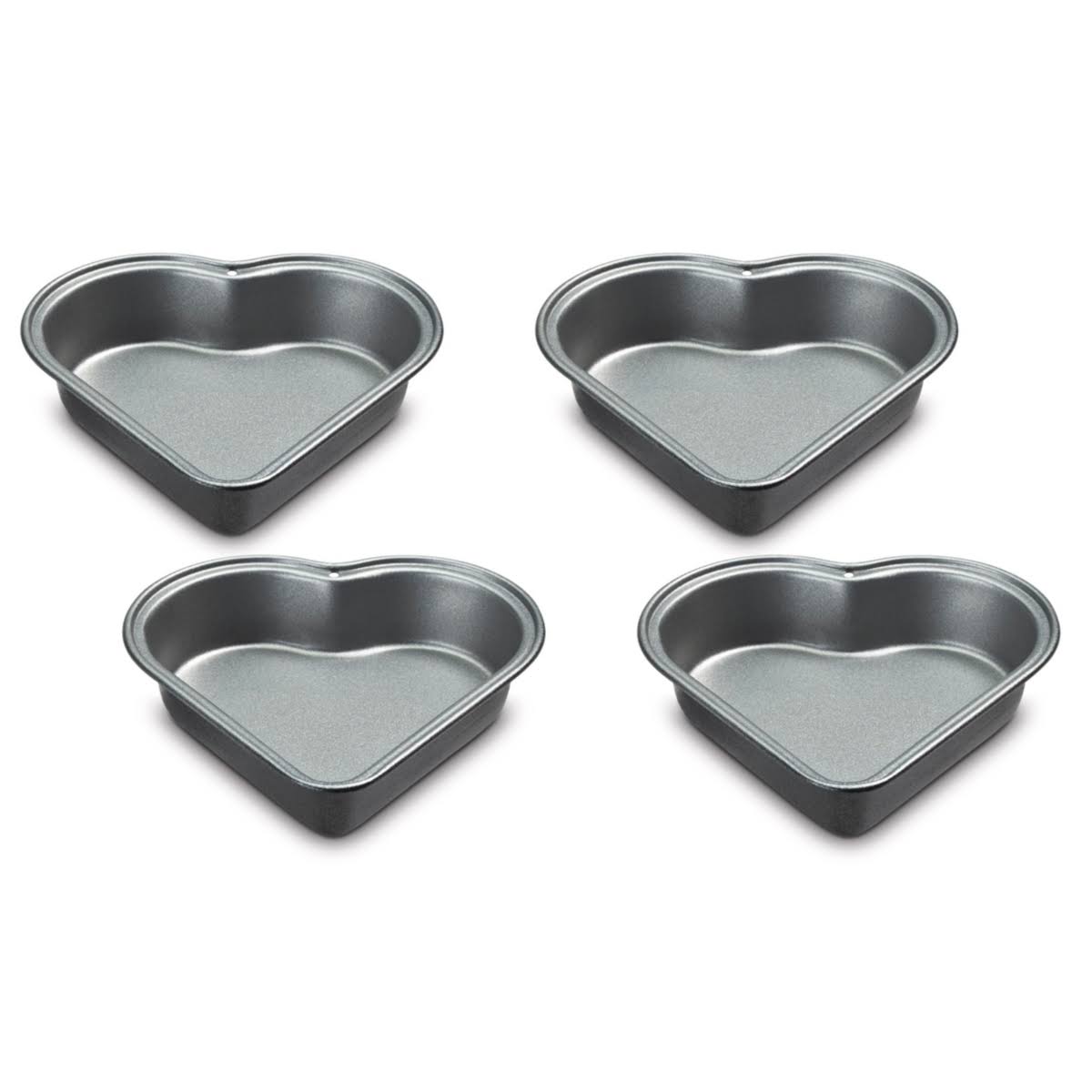 07631264b6b7068abcb8ae01f26de3d9996165cade7744ee4d2a8ff2789d61eb.jpg Cuisinart 4-pc. Nonstick Mini Heart Pan Set - Image 1