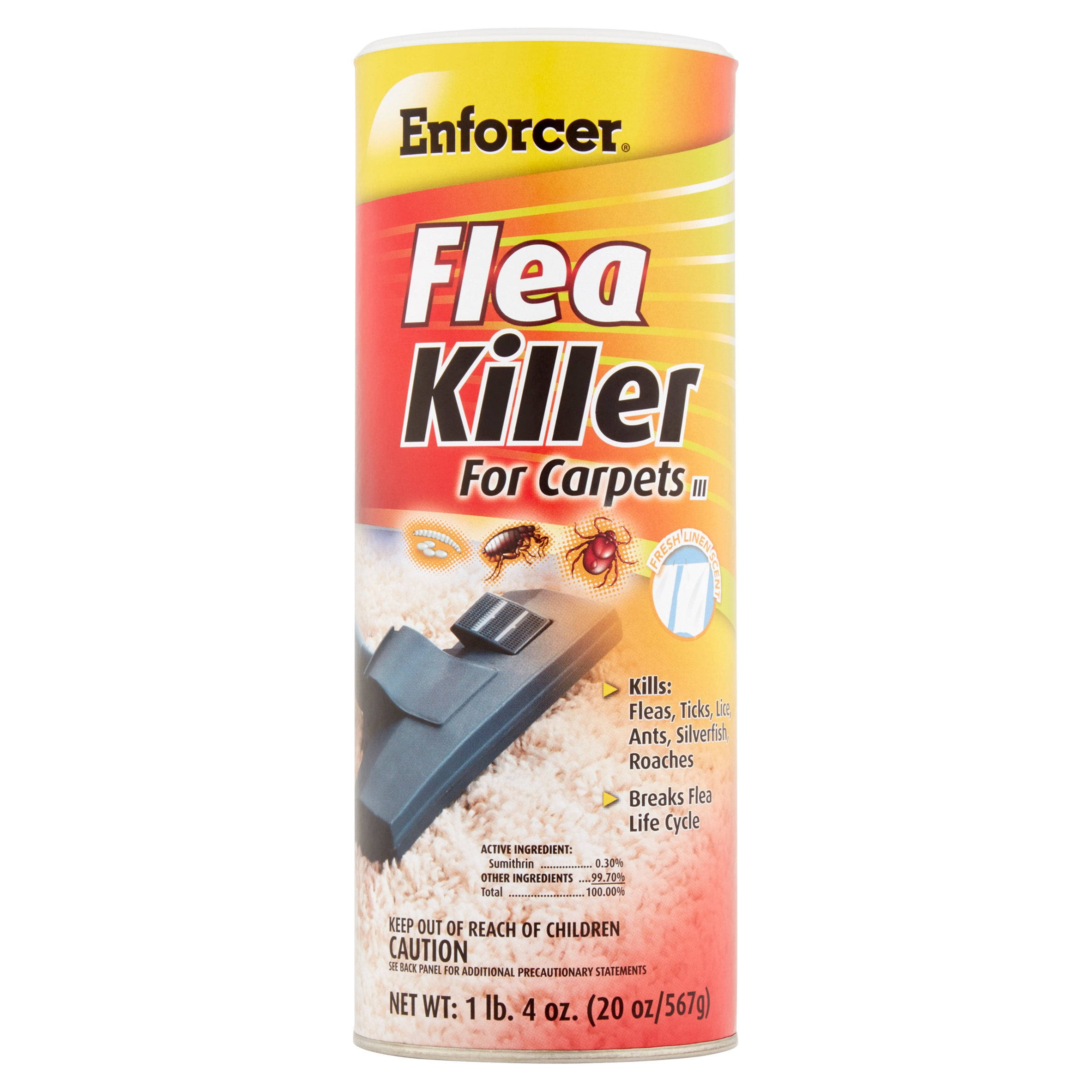 0771152889a31ef9f732c8b3cbdb7abcd189fd06232f34cab8dff38e3ca90f17.jpg Enforcer 20 oz Flea Killer for Carpets - Image 1