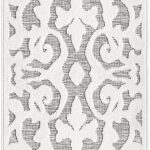 My Texas House by Orian Indoor/Outdoor Lady Bird Natural Runner Rug 1'11" x 7'6"