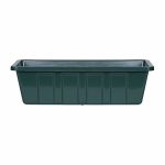Novelty Poly-Pro Flower Box Planter - Green 18"