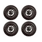 10" Flash Wheels & 22x11 - 10 All-Terrain Golf Cart Tires - Set of 4