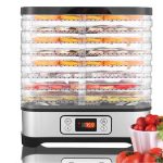 Electric 400W 8 Trays Food Dehydrator Machine with Temperature Control for Meat