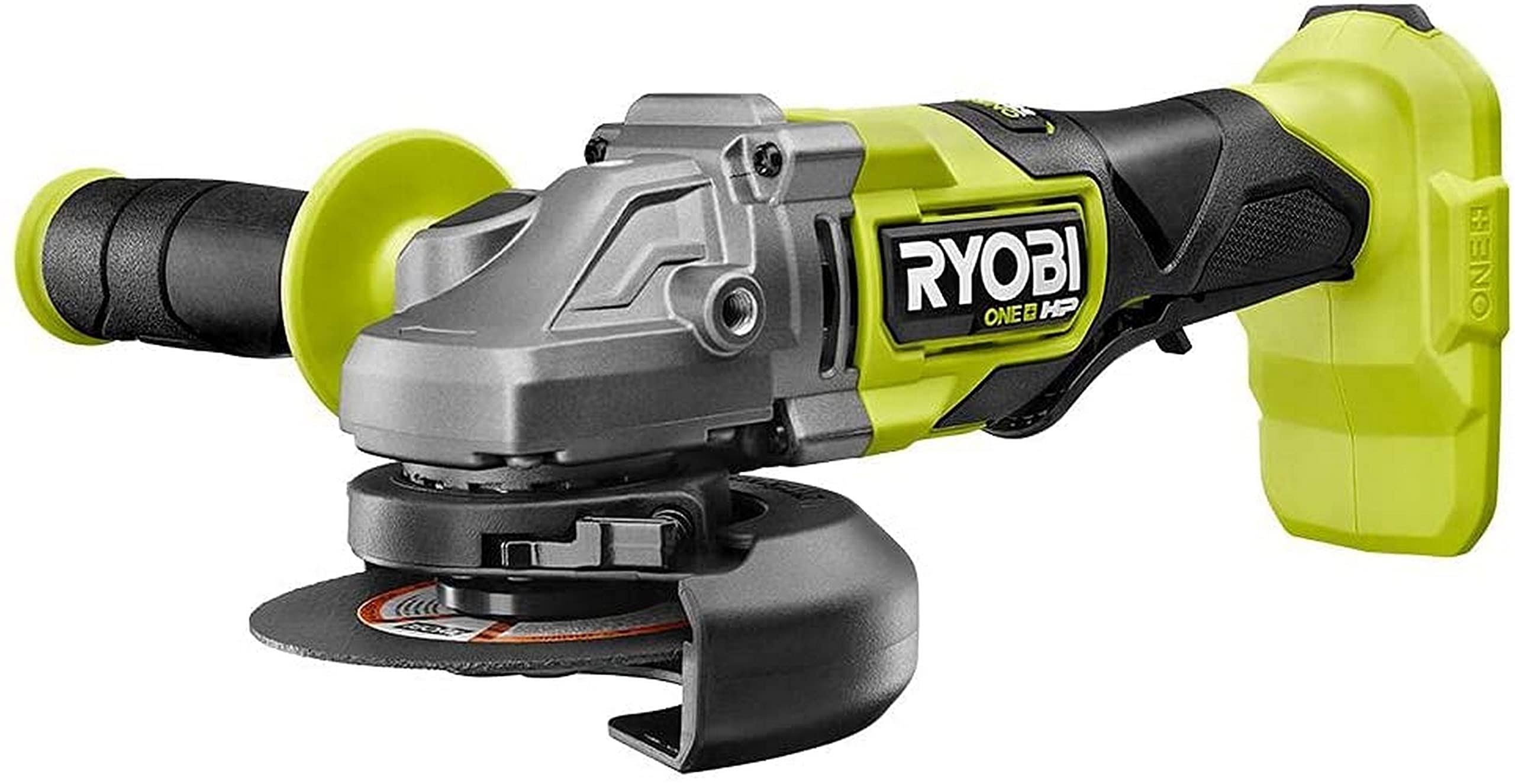 085f429acc1c94a3f97ecac2881d6235366304fe89fbad51ccd70b2f9dc21c1a.jpg Ryobi One+ HP 18V Brushless Cordless 4-1/2 in. Angle Grinder (Tool Only) PBLAG01B - Image 1