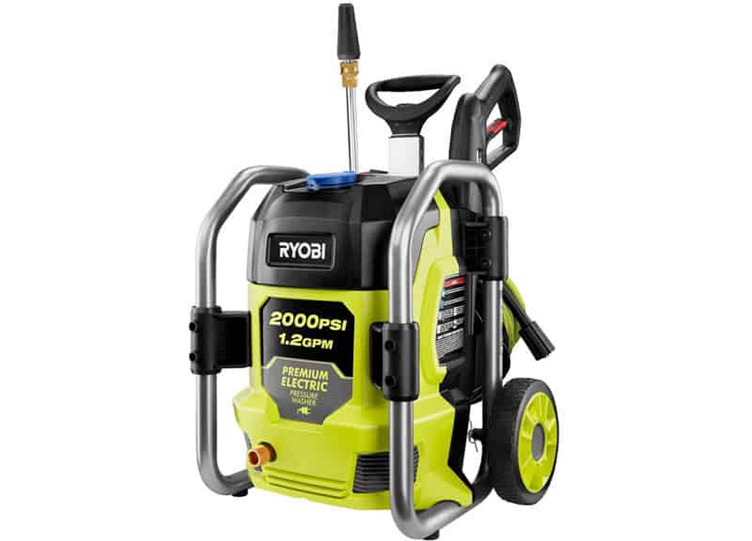 0884eb12e2e31ae944e724a5000681047b6723ffec03db036d741abe6ad300e3.jpg Ryobi 2000 PSI 1.2 GPM Cold Water Electric Pressure Washer - Image 1
