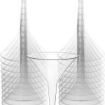 Clear - Plastic Martini Glasses 8oz 20/Pkg