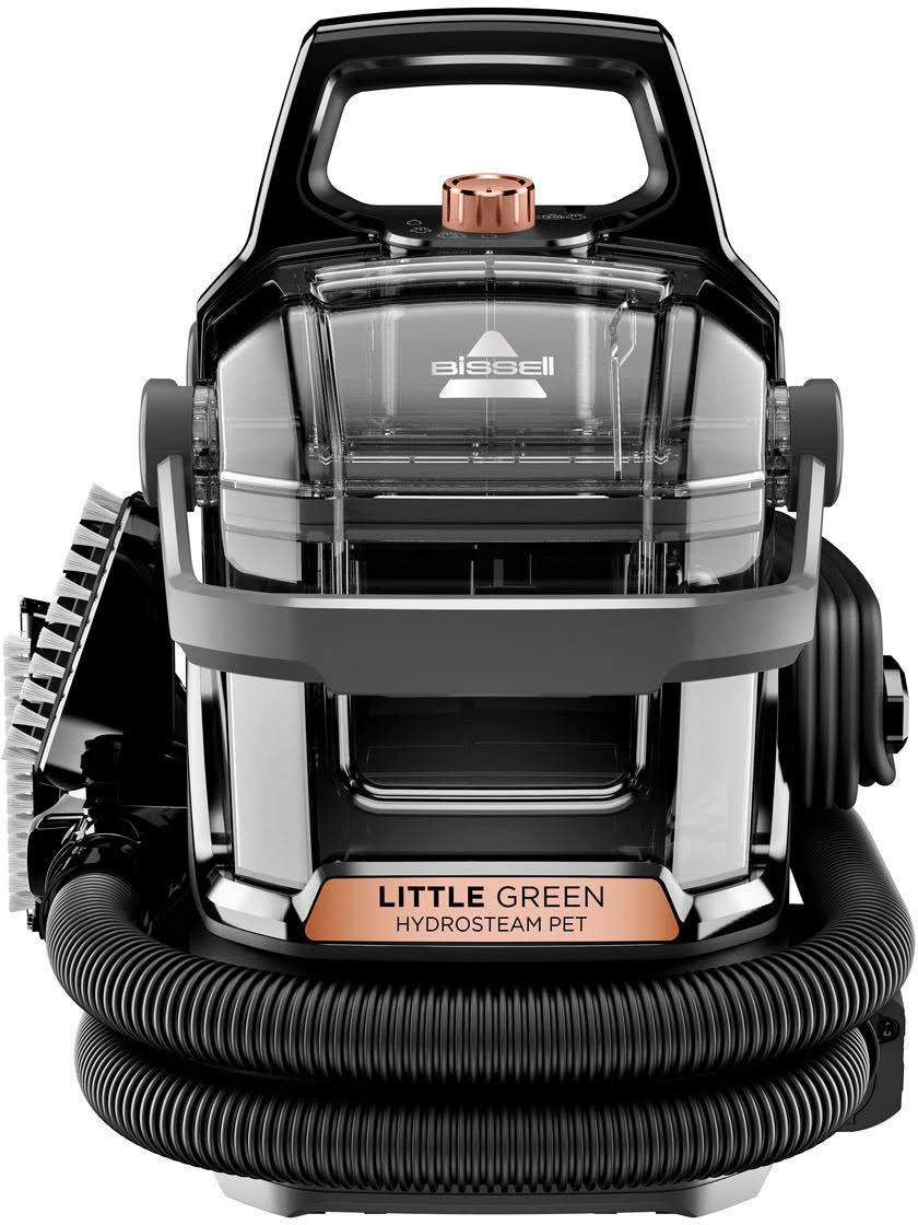 092f83fedcfe9d2b63afba026c6578044a37daad892da6ec374d5998aa2f12dc.jpg Bissell Little Green HydroSteam Pet Portable Carpet Cleaner - Image 1