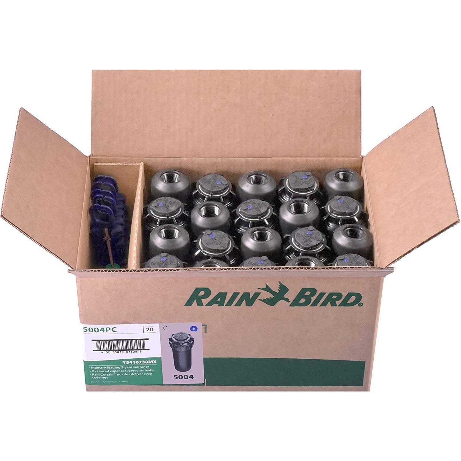 0944e2a446c45ec9ef22801b7982c744aec38ec79f6a6b4dce68b01f0e7a9af4.jpg Rain-Bird 5000 Series Rotor Sprinkler Head - 5004 PC Model, Adjustable 40-360 Degree Part-Circle, 4 inch Pop-Up Lawn Sprayer Irrigation Sy - Image 1
