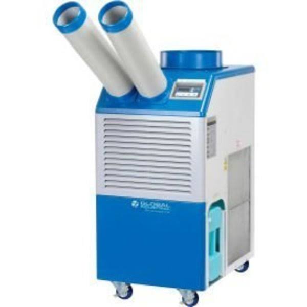0997c1f0691f82a58f78435771a68656cd682deca09895b343b12fa6880a3761.jpg Portable Air Conditioner w/ Cold Air Nozzles, 1.1 Ton, 13,200 BTU, 115V Global Industrial - Image 1