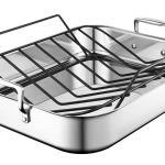 Le Creuset Large Stainless Steel Roasting Pan with Nonstick Rack