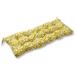 Kensington Garden 17"x44" Ikat Design Outdoor Bench Cushion Shoreham