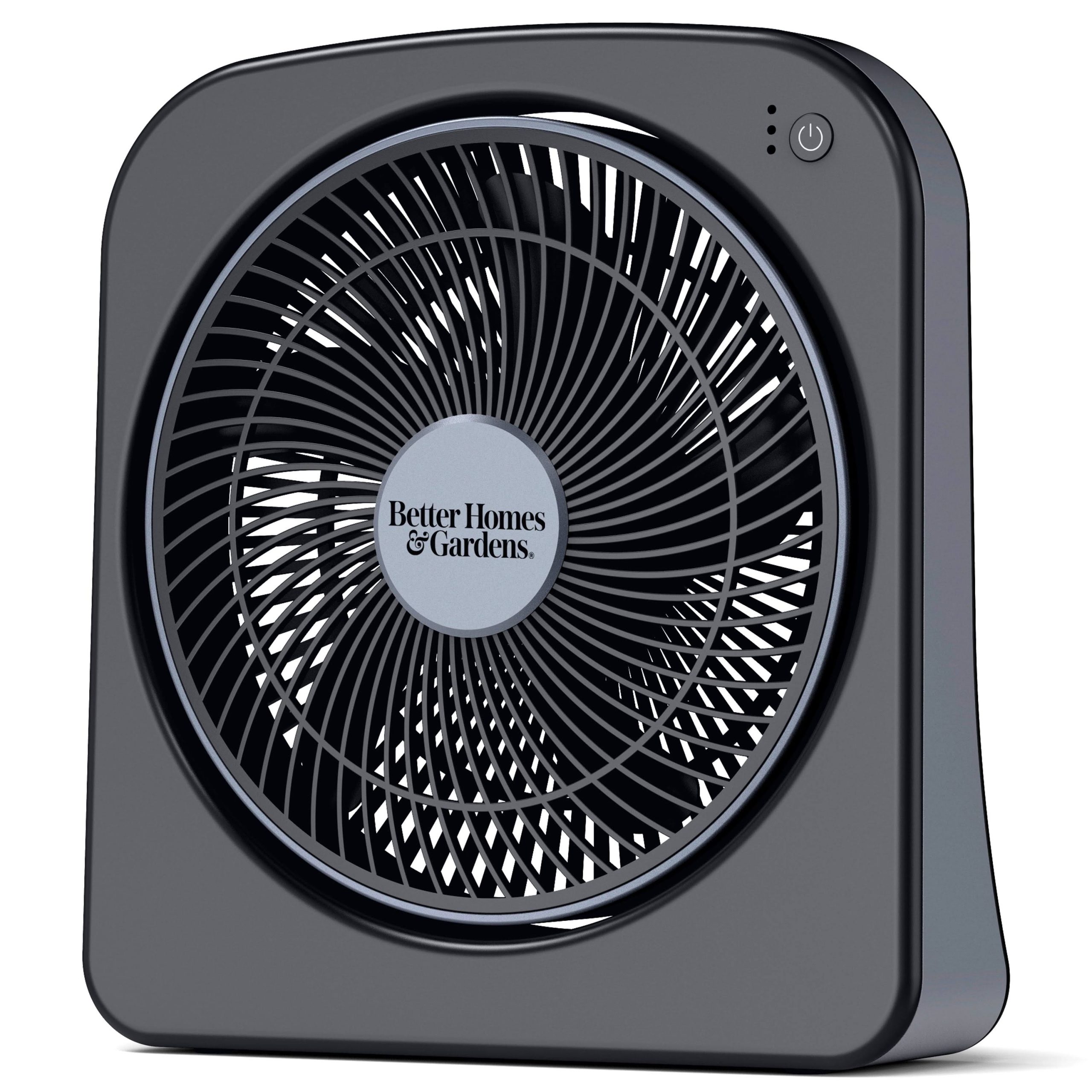 09fa0f2a18f94f85bf6a150b109918ed21da999f69309d4d4a79cbdd0227dbf8.jpg Better Homes & Gardens 9" Dual Power Portable Fan, Indoor/Outdoor Use, 3 Speeds, Adjustable Tilt Angle, Black - Image 1