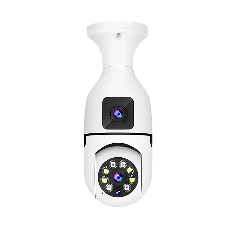 0a265f413b5e180f1ff9b960d4f76d25d7f774db8426a9768a14ad3afc3d806e.webp E27 WiFi Dual Lens Camera with 4x Zoom - Image 1