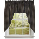 Park Designs Sturbridge Swag, Black/Tan
