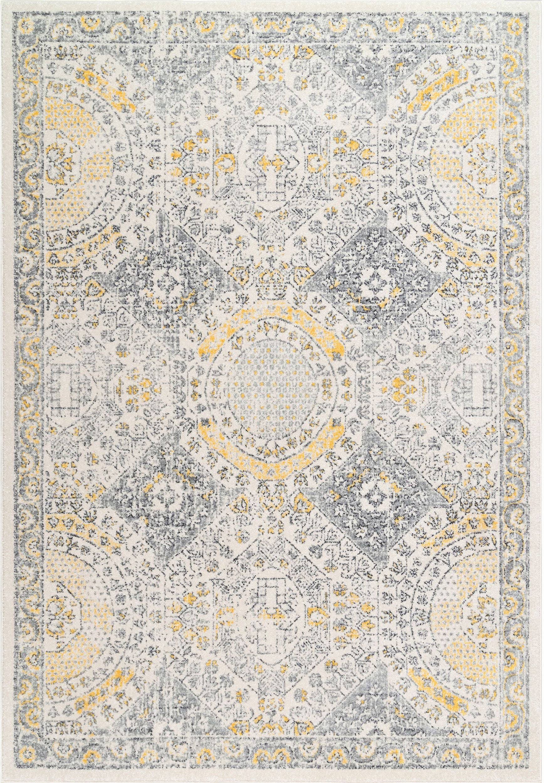 0a4538fed2086b3f4fd1344449e5d0141b51e1bdac8e96ef1f461030ad2e8ee6.jpg nuLOOM Vintage Minta Gold 5' x 7' 5" Area Rug - Image 1