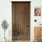 YaoYue Beaded Curtain Door String Curtains for Doorways Tassels Beads Hanging Fringe Hippie Room Divider Window Hallway Entrance