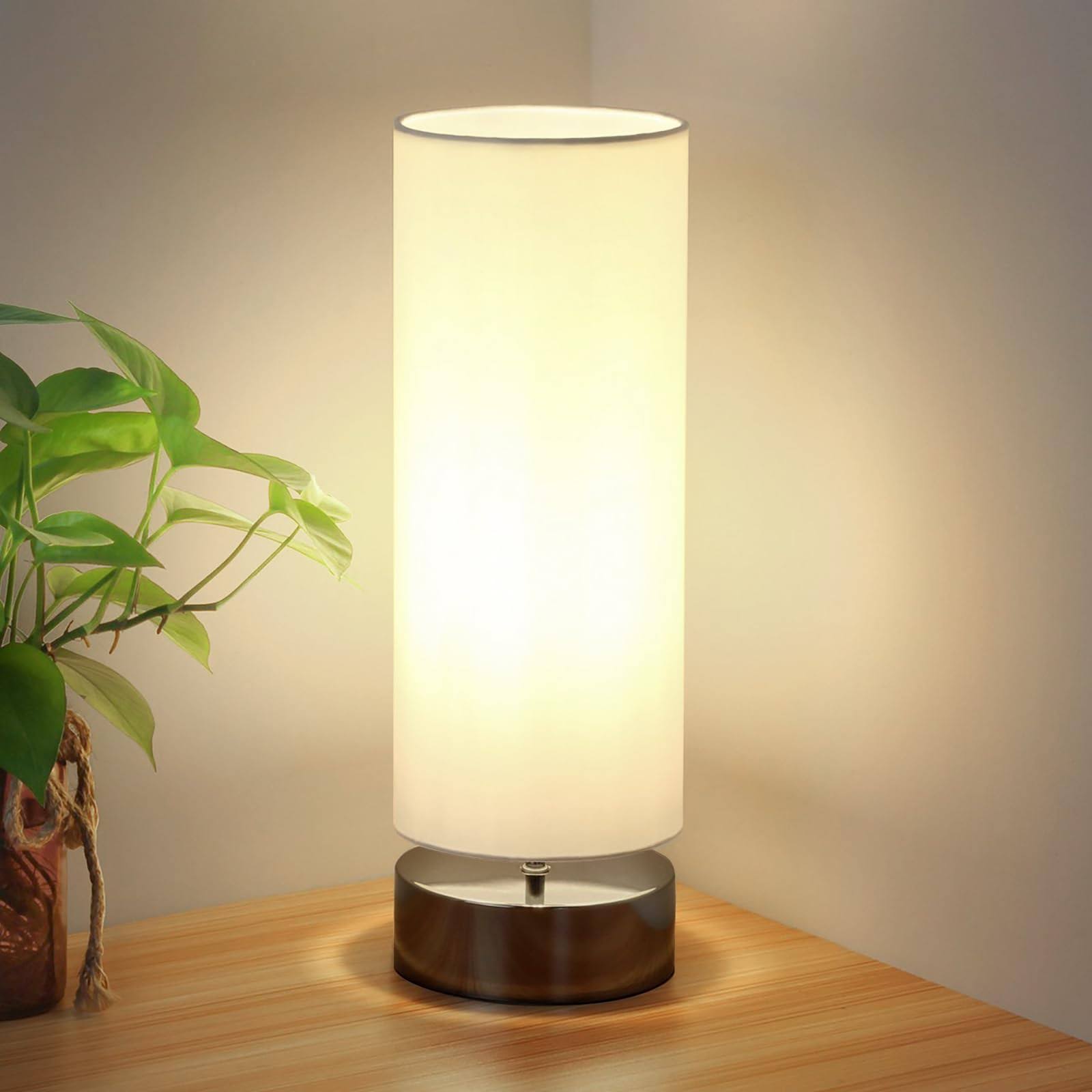 0a56d847a673d4aa67590285aa094c948f12c916b4fe7d8dbe6791e8fce581d3.jpg Seaside Village Touch Control Table Lamp Bedside Minimalist Desk Lamp Modern Accent Lamp Dimmable Touch Light with Cylinder Lamp - Image 1