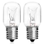 Belleone Microwave Light Bulb Stove Light Lamp Compatible with Whirlpool GE Kenmore LG Microwave, Dimmable with E17 Base 125V 40W, Repalcement for 8206232a,