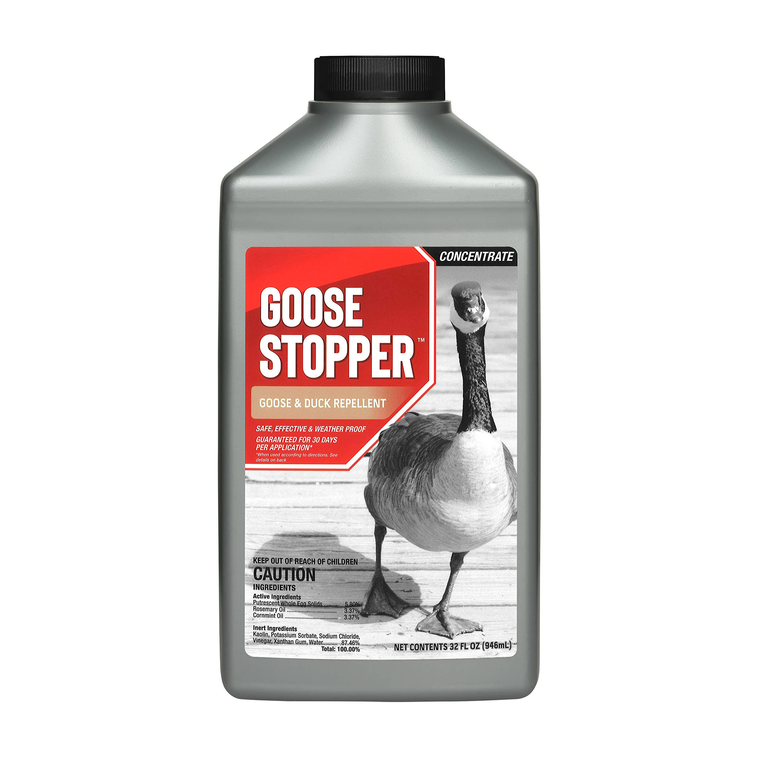 0a771ce0f44294f40681ae60cafc754e3a0a7a722b184cce9effc69209c89243.jpg Goose Stopper Goose and Duck Repellent Concentrate 1 Quart - Image 1