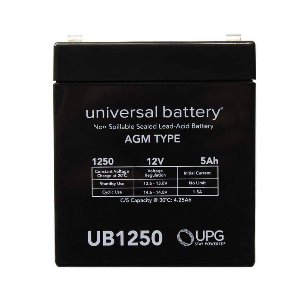 0a77fbb906f108f9273121c959b4c70b1f025d9ca200c3f2f01bffcebbb41b6c.jpg UPG Sealed 12V Lead-Acid Battery (UB1250) - Image 1