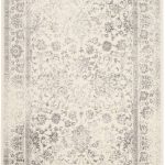3' Spacedye Design Round Accent Rug Ivory/Silver - Safavieh
