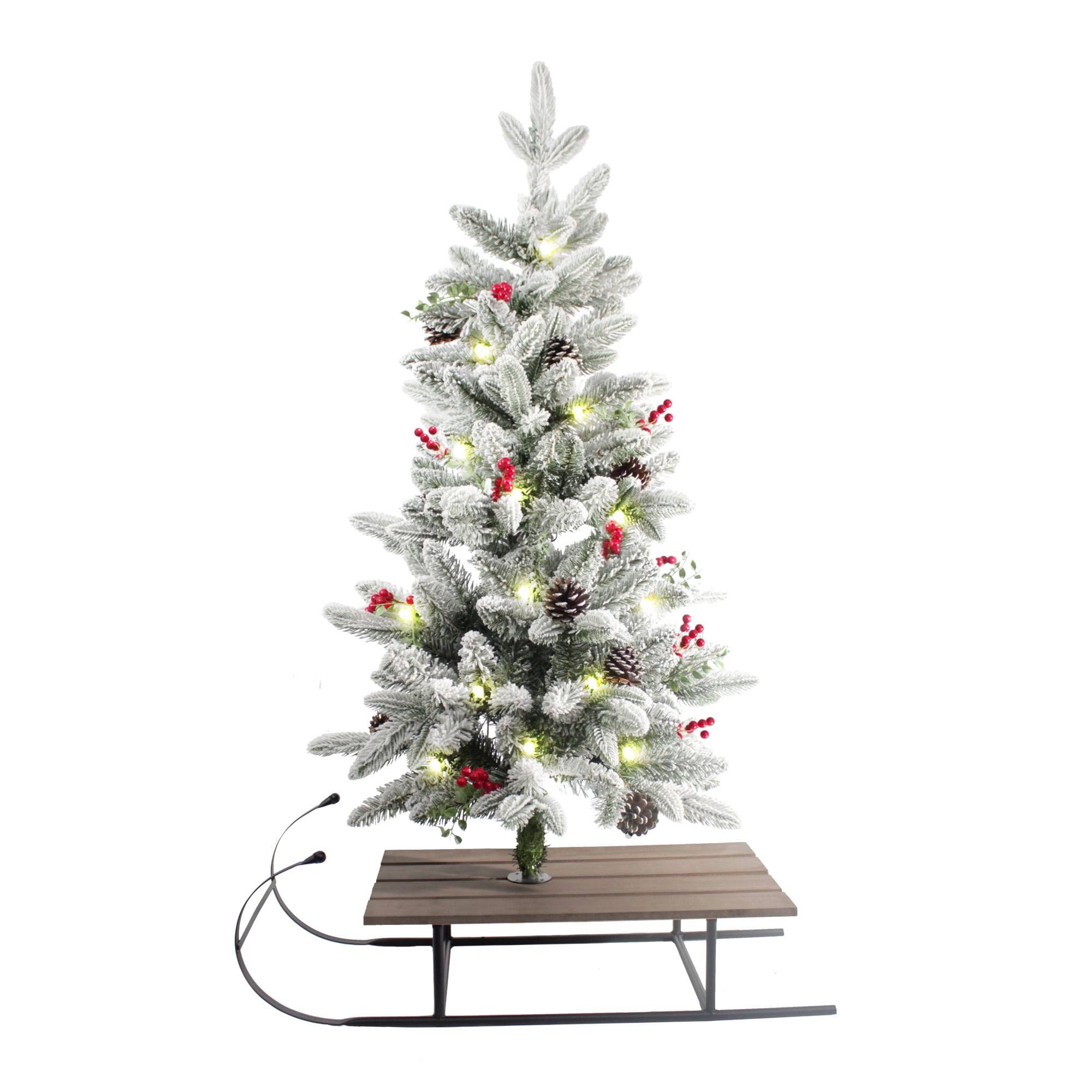 0aab37e3d0b68497a0f2dc14d77378ce00f79c62dc0ed1473202299171e1e450.jpg Holiday Living 48-in Lighted Sleigh Electrical Outlet Christmas Decor - Image 1