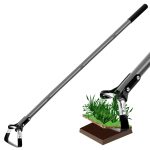 Walensee Action Hoe for Weeding Stirrup Hoe Tools for Garden Hula-Ho with Adjustable 56 inch Scuffle Loop Hoe Gardening Weeder Cultivator, Sharp
