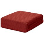 Lauren Ralph Lauren Classic 100% Cotton Blanket, Full/Queen - Red