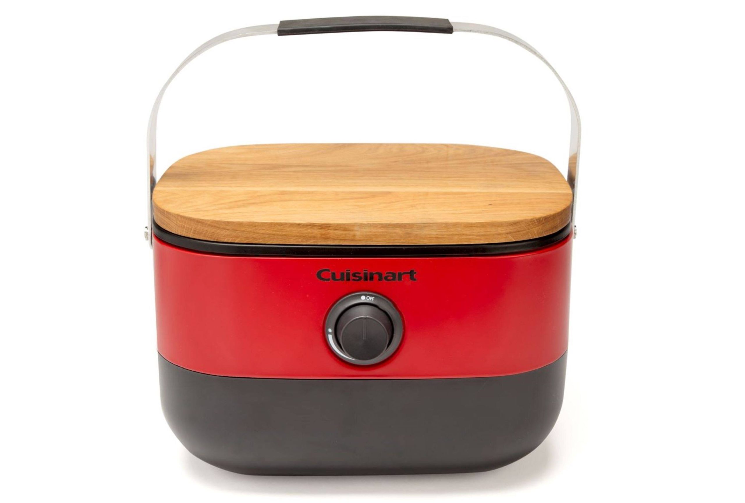 0b1ba514550f31bf4674baf093a104819faed8bc163afdcf3f1061aaee07e047.jpg Cuisinart Venture Portable Gas Grill - Red - Image 1