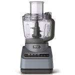 Ninja - Professional Food Processor, 1000 Peak Watts, 9-Cup Capacity, Auto-iQ Preset Programs - Silver