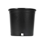Style Selections 8.8-in W x 8.25-in H Black Plastic Nursery Planter